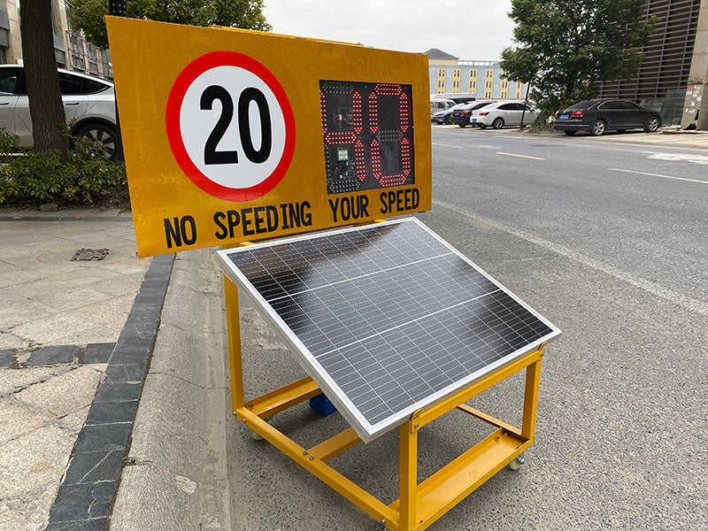 CSP-3H Solar Radar Speed Sign