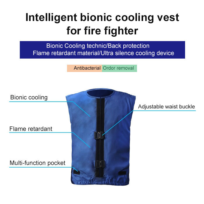 Intelligent Bionic Cooling Vest for Fire Fighter