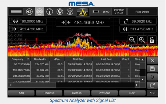 REI|MESA™ 2.0 Mobility Enhanced Spectrum Analyzer
